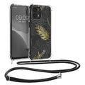 kwmobile Necklace Case compatible with Motorola Moto G23 / Moto G13 Silicone Cover with Lanyard