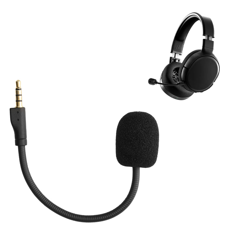 kwmobile Replacement Headphone Microphone compatible with Steelseries Arctis 1 Headset - Gaming Headphone Mic with 3.5mm Jack Plug