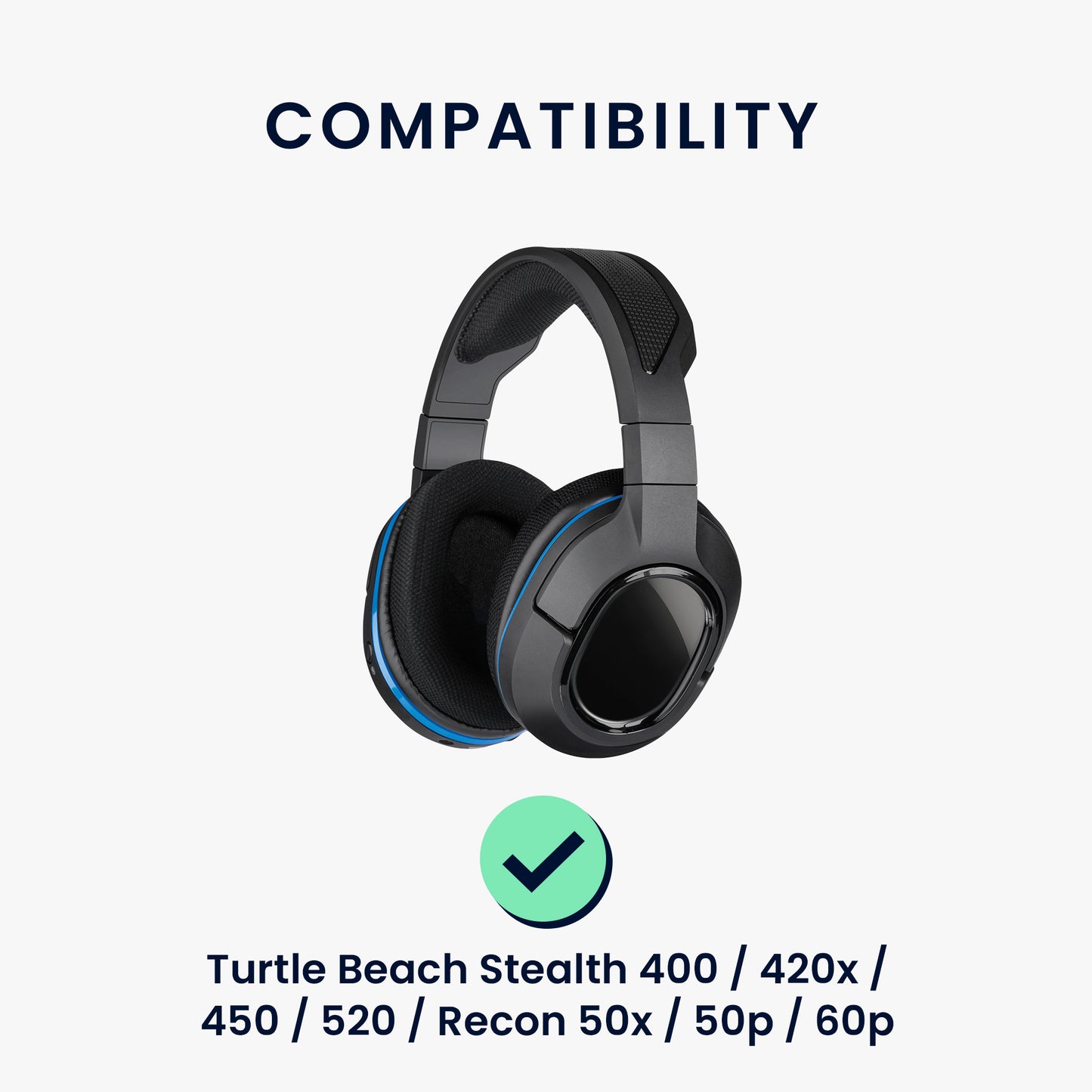 kwmobile Replacement Headphone Microphone compatible with Turtle Beach Stealth 400 / 420x / 450 / 520 / Recon 50x / 50p / 60p Headset - Gaming Headphones Microphone with 3.5mm Jack Plug