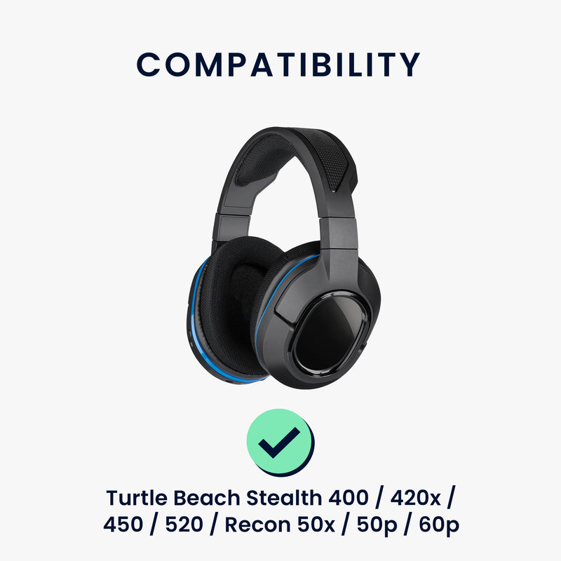 kwmobile Replacement Headphone Microphone compatible with Turtle Beach Stealth 400 / 420x / 450 / 520 / Recon 50x / 50p / 60p Headset - Gaming Headphones Microphone with 3.5mm Jack Plug