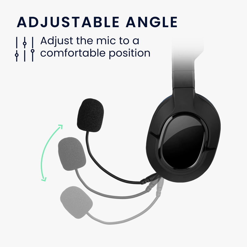 kwmobile Replacement Headphone Microphone compatible with Turtle Beach Stealth 400 / 420x / 450 / 520 / Recon 50x / 50p / 60p Headset - Gaming Headphones Microphone with 3.5mm Jack Plug