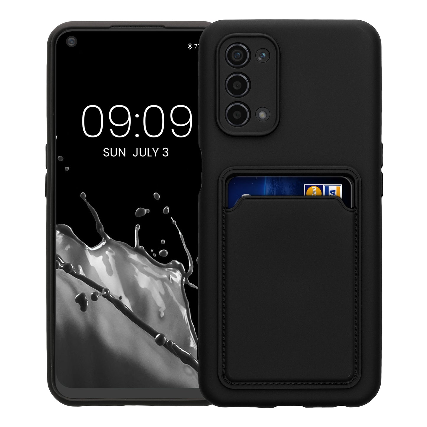 kwmobile Phone Case Compatible with Oppo A74 (5G) / A54 (5G) Case - Phone Cover with Card Slot