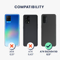 kwmobile Phone Case Compatible with Oppo A74 (5G) / A54 (5G) Case - Phone Cover with Card Slot