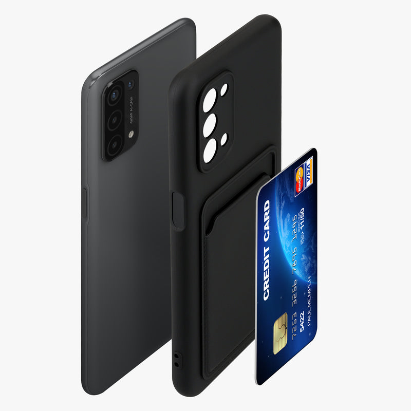 kwmobile Phone Case Compatible with Oppo A74 (5G) / A54 (5G) Case - Phone Cover with Card Slot