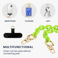 kwmobile Universal Phone Lanyard - Phone Strap for Hanging with Universal Holder - 35 x 1.4 cm