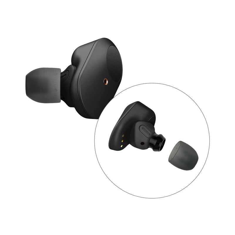 kwmobile Replacement Earpads compatible with Sony WF-1000XM3 / WF-SP900 / WF-SP510 In-Ear Headphone Cushions