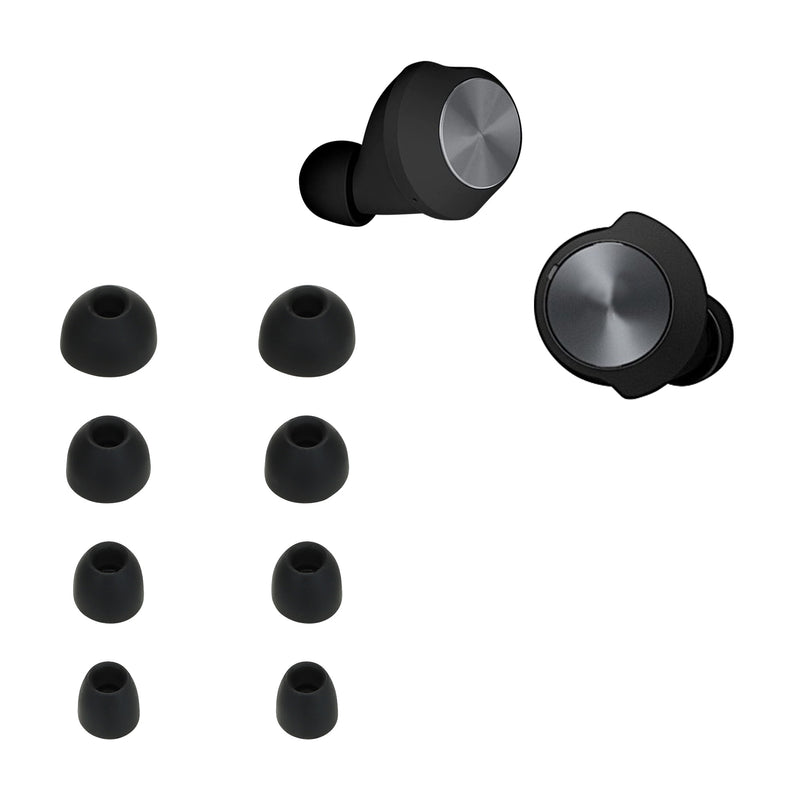 kwmobile Replacement Earbud Tips Compatible with Beoplay B&O EQ / H3 / H5 / E4 / E6 / E8 - 4 Sizes - Replacement In-Ear Headphone Tips - Earpads