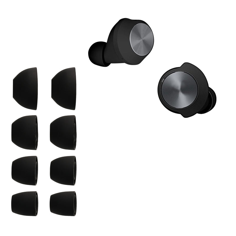 kwmobile Replacement Earbud Tips Compatible with Beoplay B&O EQ / H3 / H5 / E4 / E6 / E8 - 4 Sizes - Replacement In-Ear Headphone Tips - Earpads