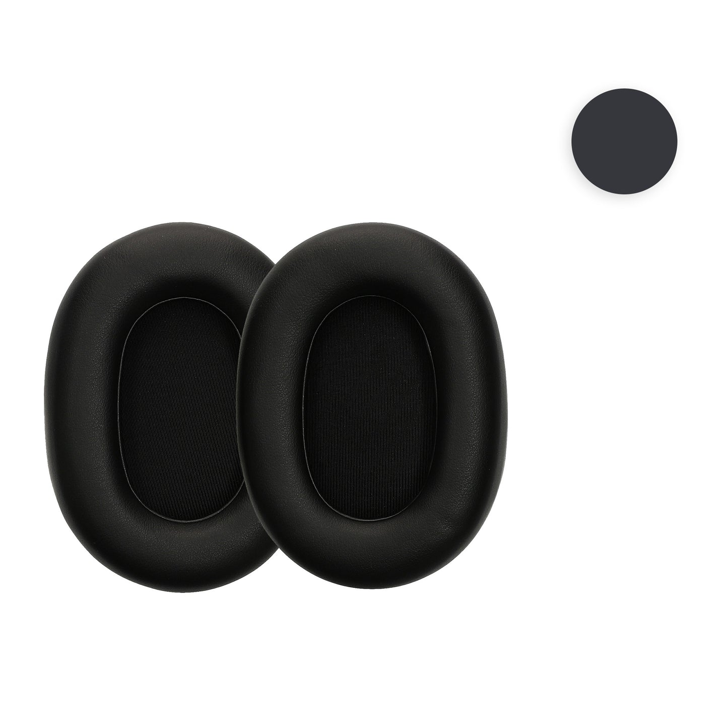 kwmobile 2x Ohr Polster für Jabra Elite 85h Ohrpolster - Ersatz Ohrpolster - Kopfhörer Ersatzteile - Kopfhörer Ersatzpolster für Over Ear Headphones Schwarz  