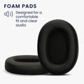 kwmobile Ear Pads for Jabra Elite 85h Earpads Replacement Ear Pads Headphone Spare Parts Headphone Replacement Pads for Over-Ear Headphones