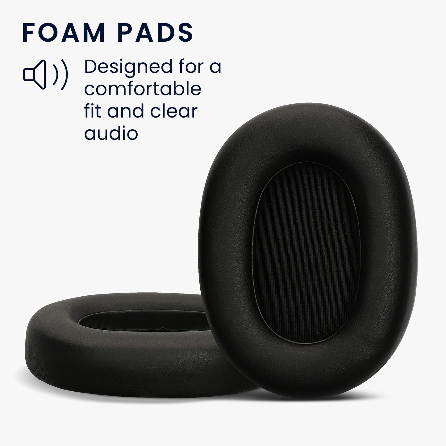 kwmobile Ear Pads for Jabra Elite 85h Earpads Replacement Ear Pads Headphone Spare Parts Headphone Replacement Pads for Over-Ear Headphones