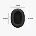 kwmobile Ear Pads for Jabra Elite 85h Earpads Replacement Ear Pads Headphone Spare Parts Headphone Replacement Pads for Over-Ear Headphones