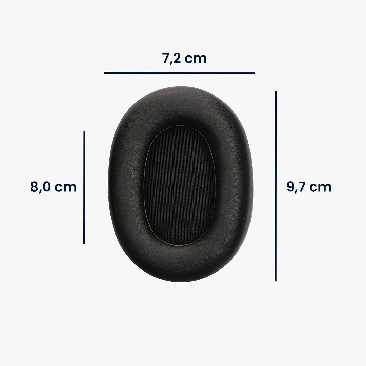kwmobile Ear Pads for Jabra Elite 85h Earpads Replacement Ear Pads Headphone Spare Parts Headphone Replacement Pads for Over-Ear Headphones