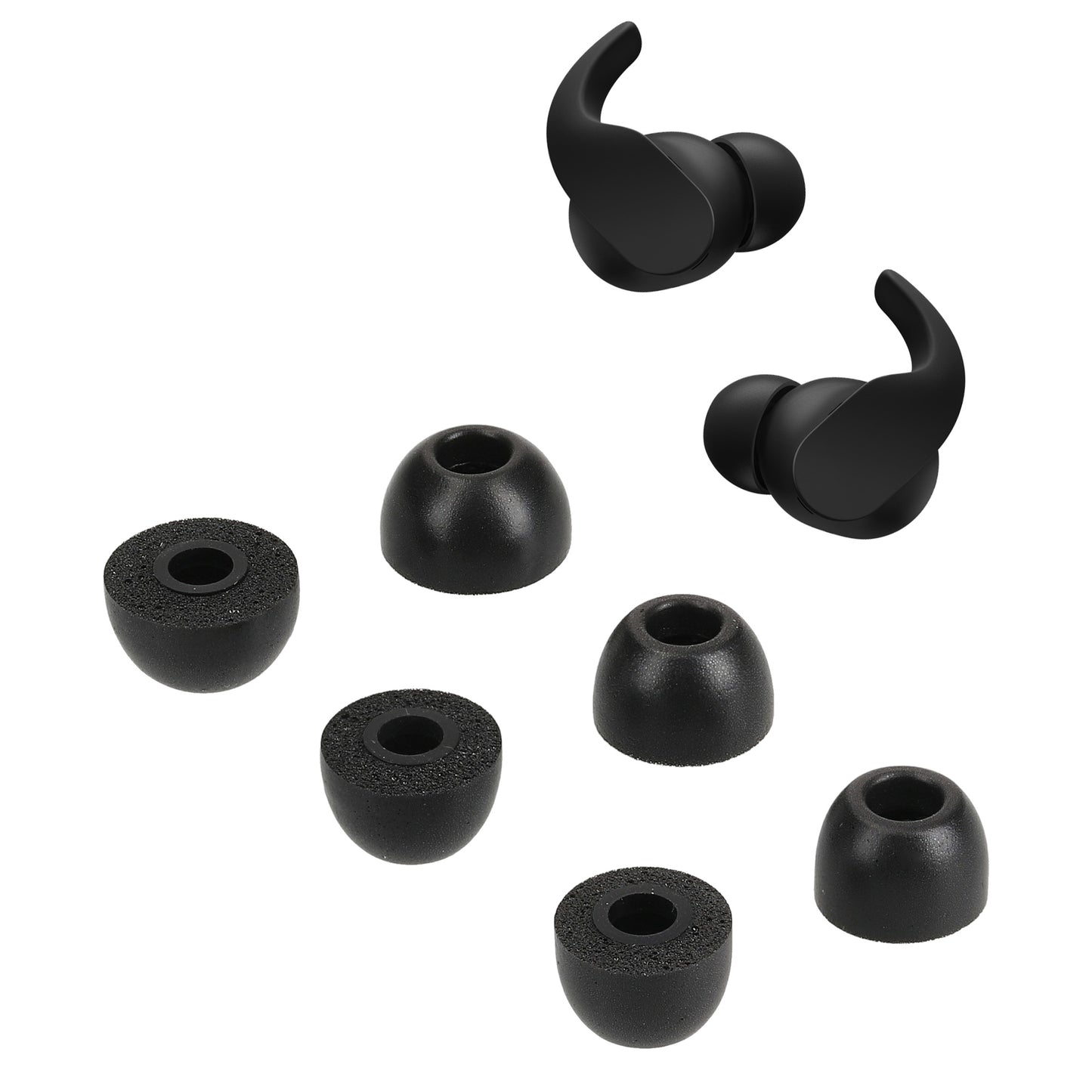 Replacement in-ear headphones in 3 sizes