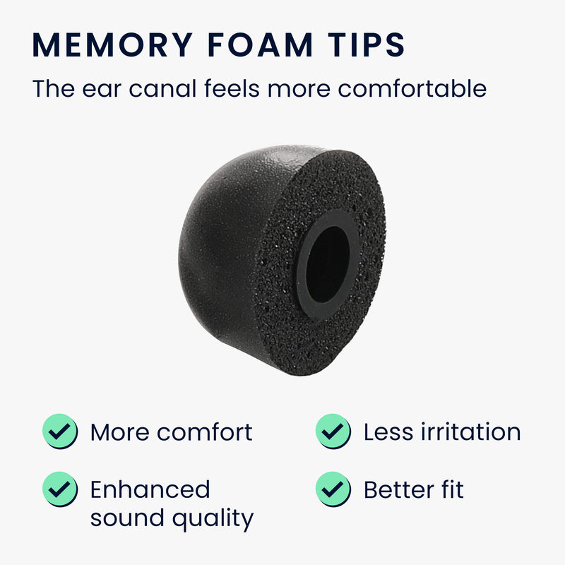 Replacement in-ear headphones in 3 sizes