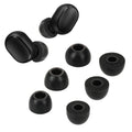 kwmobile 6x Ersatz In Ear Kopfhörer kompatibel mit Xiaomi Airdots 2 - 3 Größen - Polster Ohrstöpsel In-Ear Ohrhörer - Schwarz Schwarz  