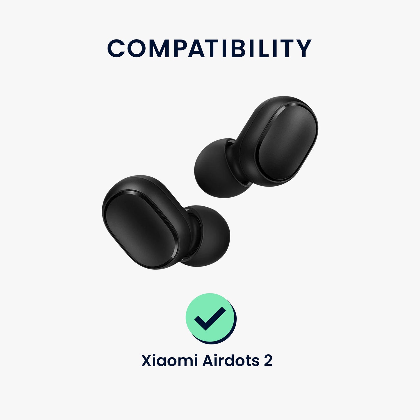 Replacement in-ear headphones in 3 sizes