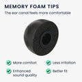 Replacement in-ear headphones in 3 sizes