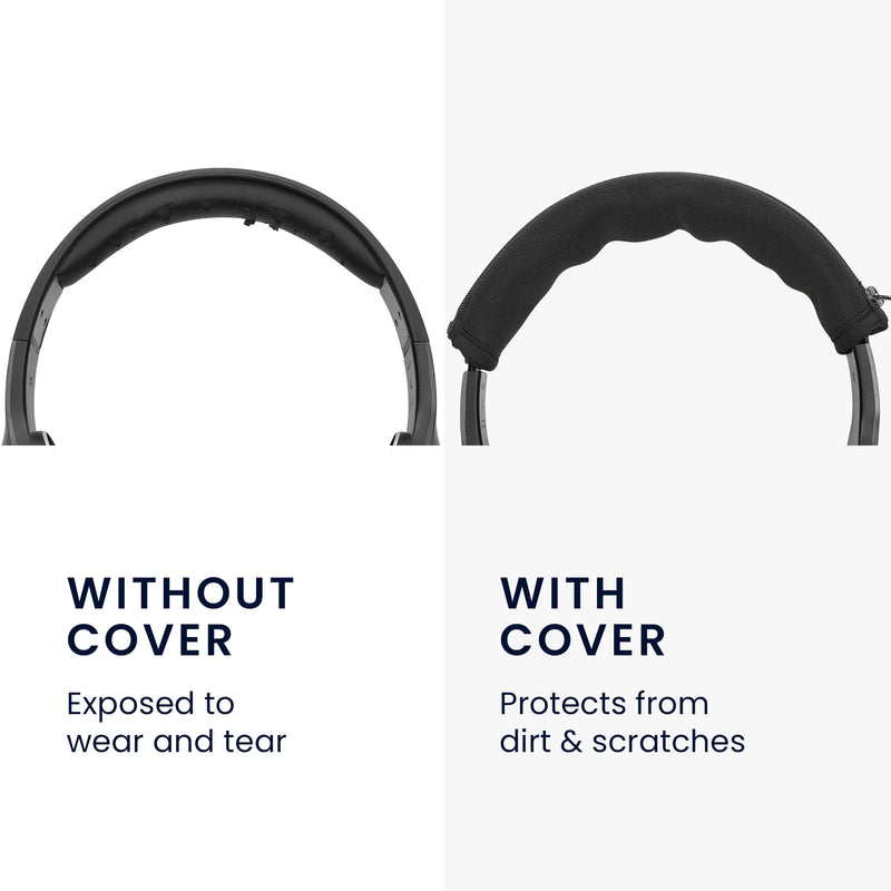 kwmobile Headband Cover Compatible with AudioTechnica ATH M50X / M50 / M40X / M40 / M30X / M20X Case - Headband Cushion - Headphone Protector