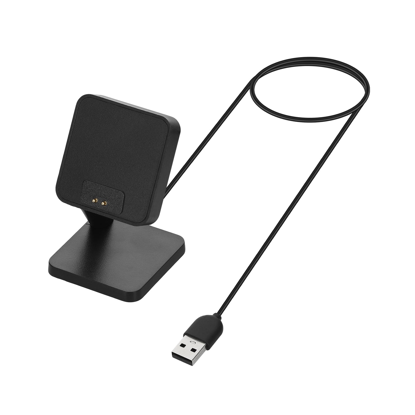kwmobile USB Charger compatible with Xiaomi Redmi Band 2 USB Cable Charger Stand Smart Watch Charging Station Docking Station Charging Cable with Stand Function