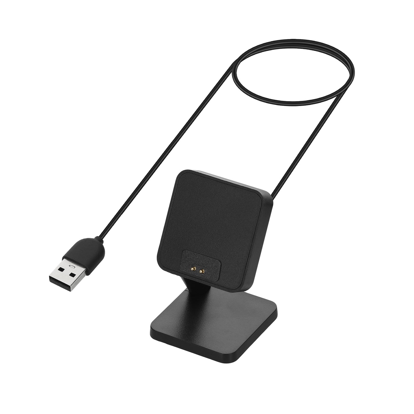 kwmobile USB Charger compatible with Xiaomi Redmi Band 2 USB Cable Charger Stand Smart Watch Charging Station Docking Station Charging Cable with Stand Function