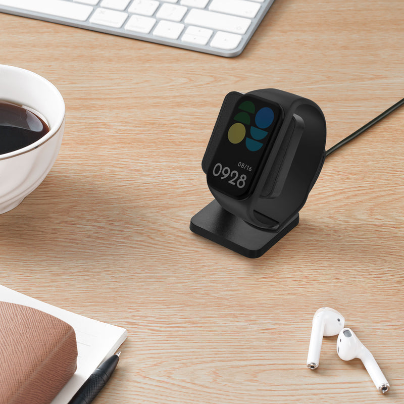 kwmobile USB Charger compatible with Xiaomi Redmi Band 2 USB Cable Charger Stand Smart Watch Charging Station Docking Station Charging Cable with Stand Function