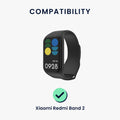 kwmobile USB Charger compatible with Xiaomi Redmi Band 2 USB Cable Charger Stand Smart Watch Charging Station Docking Station Charging Cable with Stand Function