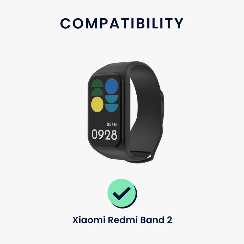 kwmobile USB Charger compatible with Xiaomi Redmi Band 2 USB Cable Charger Stand Smart Watch Charging Station Docking Station Charging Cable with Stand Function