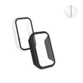 kwmobile 2x Cover kompatibel mit Xiaomi Redmi Band 2 Hülle - Fullbody Fitnesstracker Case Set aus Glas - Transparent Transparent  [dsg02]