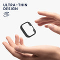 kwmobile Glass Case for Xiaomi Redmi Mi Watch Lite 3 / Redmi Watch 3 Protective Full Body Fitness Tracker Case Set