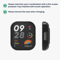 kwmobile Glass Case for Xiaomi Redmi Mi Watch Lite 3 / Redmi Watch 3 Protective Full Body Fitness Tracker Case Set