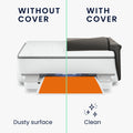 kwmobile Cover compatible with HP Envy 6020e / Envy 6055e - Printer Dust Cover Protective Hood Sleeve