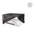kwmobile Cover kompatibel mit HP DeskJet 4120e / DeskJet 4155e / 4220e - Tasche Hülle Drucker - Staubschutzhülle Schutzhaube Schutzhülle - Hellgrau Hellgrau  
