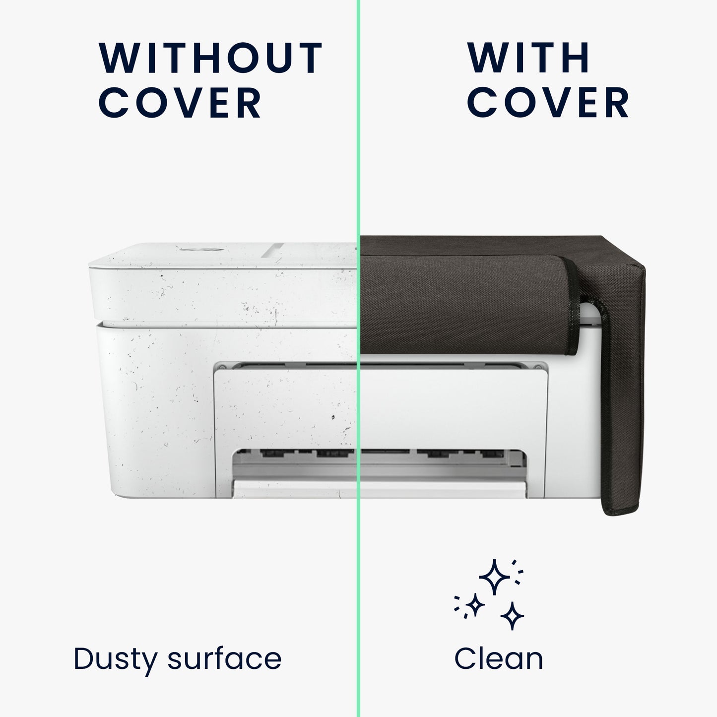 kwmobile Cover compatible with HP DeskJet 4120e / DeskJet 4155e / 4220e - Printer Bag Case - Dust Cover Protective Hood Protective Case