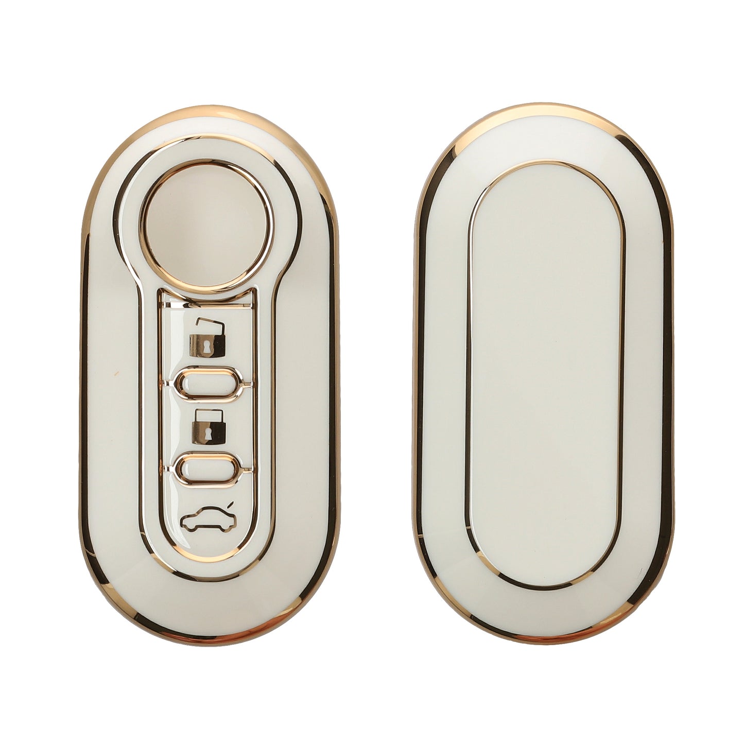Silicone case compatible with Fiat Lancia car key