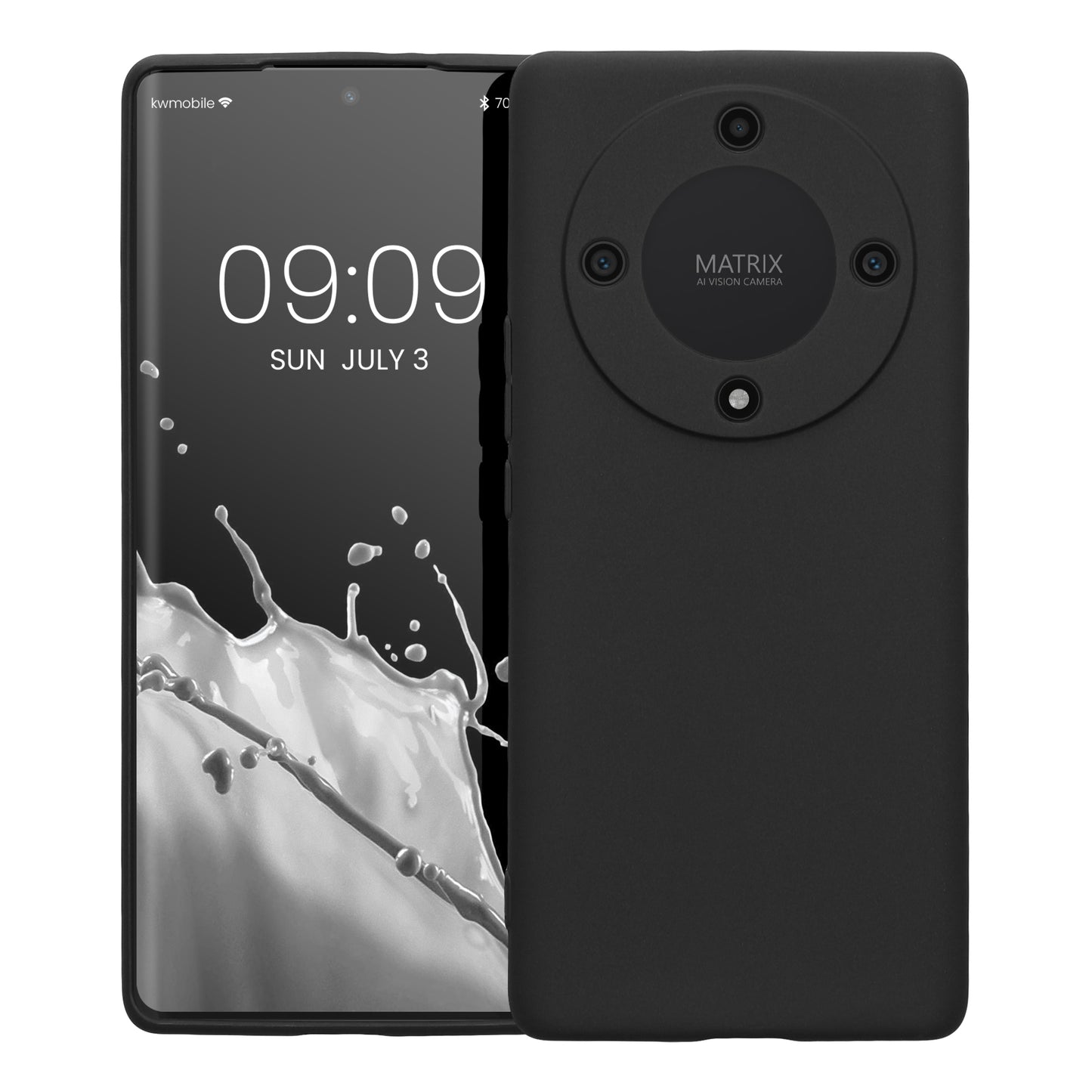 TPU Case with Camera Protection for HONOR Magic5 Lite 5G in Matte Black