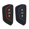 kwmobile Car Key Cover compatible with VW Golf 8 3-Button Car Key Fob