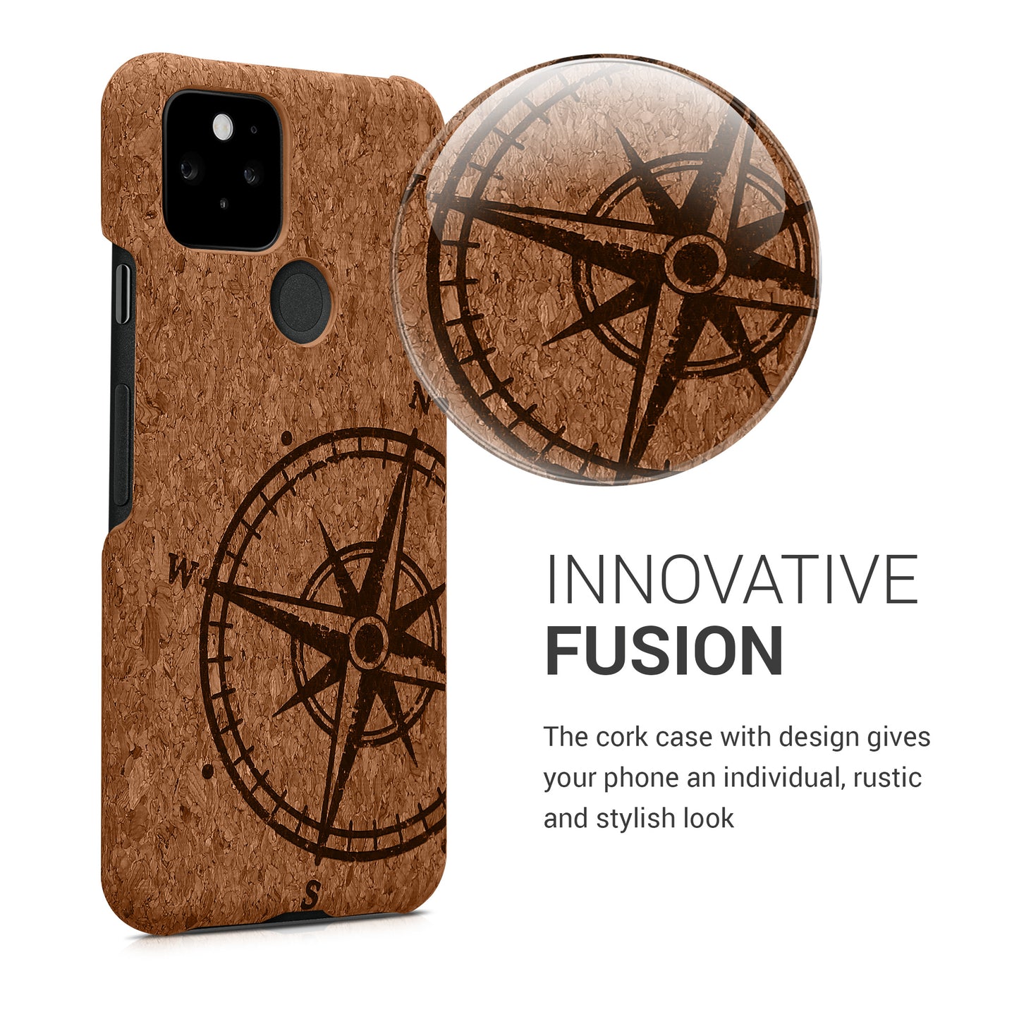 Cork Case compatible with Google Pixel 5