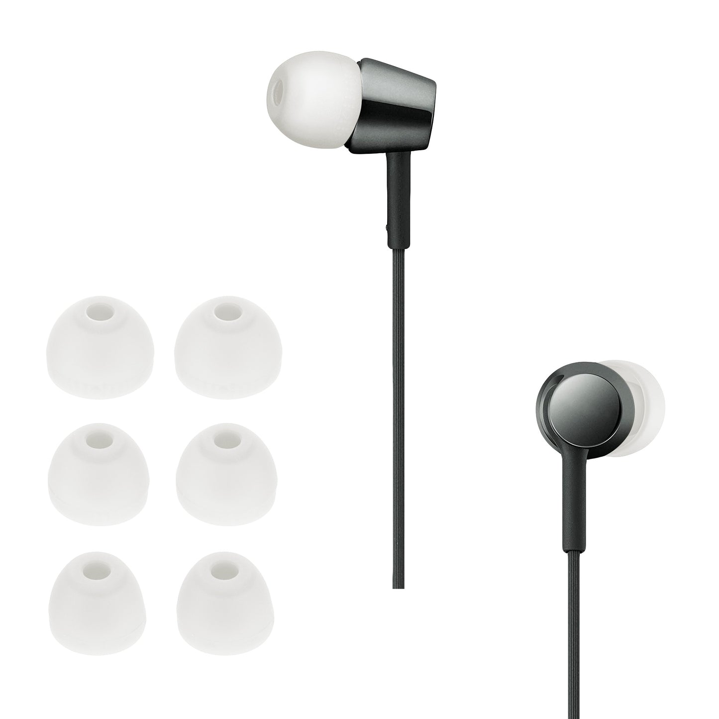 kwmobile Earpads compatible with Sony WI-C300 / WI-C400 / MDR-XB55AP / MDR-EX155AP