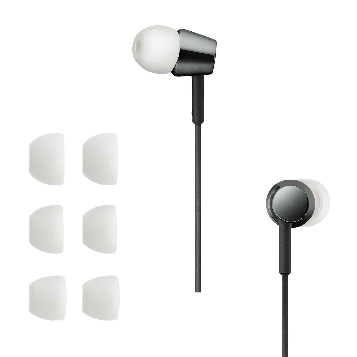 kwmobile Earpads compatible with Sony WI-C300 / WI-C400 / MDR-XB55AP / MDR-EX155AP
