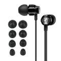 kwmobile Replacement Ear Pads compatible with Sennheiser CX 300S / CX 6.00BT / Momentum In-Ear - 4 Sizes - Replacement Earbuds In-Ear Headphones - Pads