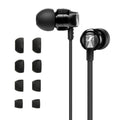 kwmobile Replacement Ear Pads compatible with Sennheiser CX 300S / CX 6.00BT / Momentum In-Ear - 4 Sizes - Replacement Earbuds In-Ear Headphones - Pads