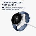 kwmobile USB Cable Charger compatible with Xiaomi Watch S2 Charging Cable Smart Watch Replacement Cable Fitness Tracker Charging Cable