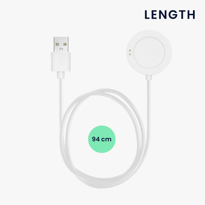 kwmobile USB Cable Charger compatible with Xiaomi Watch S2 Charging Cable Smart Watch Replacement Cable Fitness Tracker Charging Cable