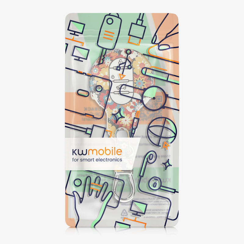 kwmobile Car Key Cover Compatible with Mini 3-Button Smart Key Car Key