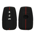 kwmobile Car Key Protection Case compatible with Toyota 3 Buttons RAV4 CHR Corolla 2021 Yaris Hilux Case