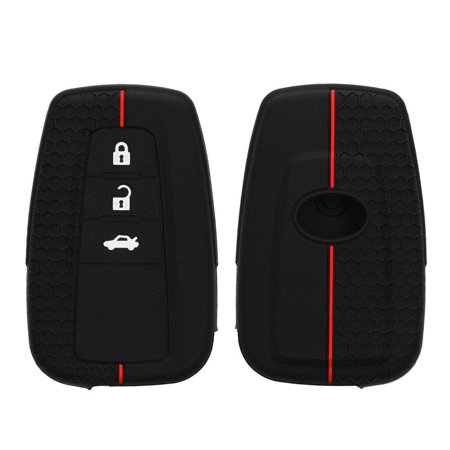 kwmobile Car Key Protection Case compatible with Toyota 3 Buttons RAV4 CHR Corolla 2021 Yaris Hilux Case
