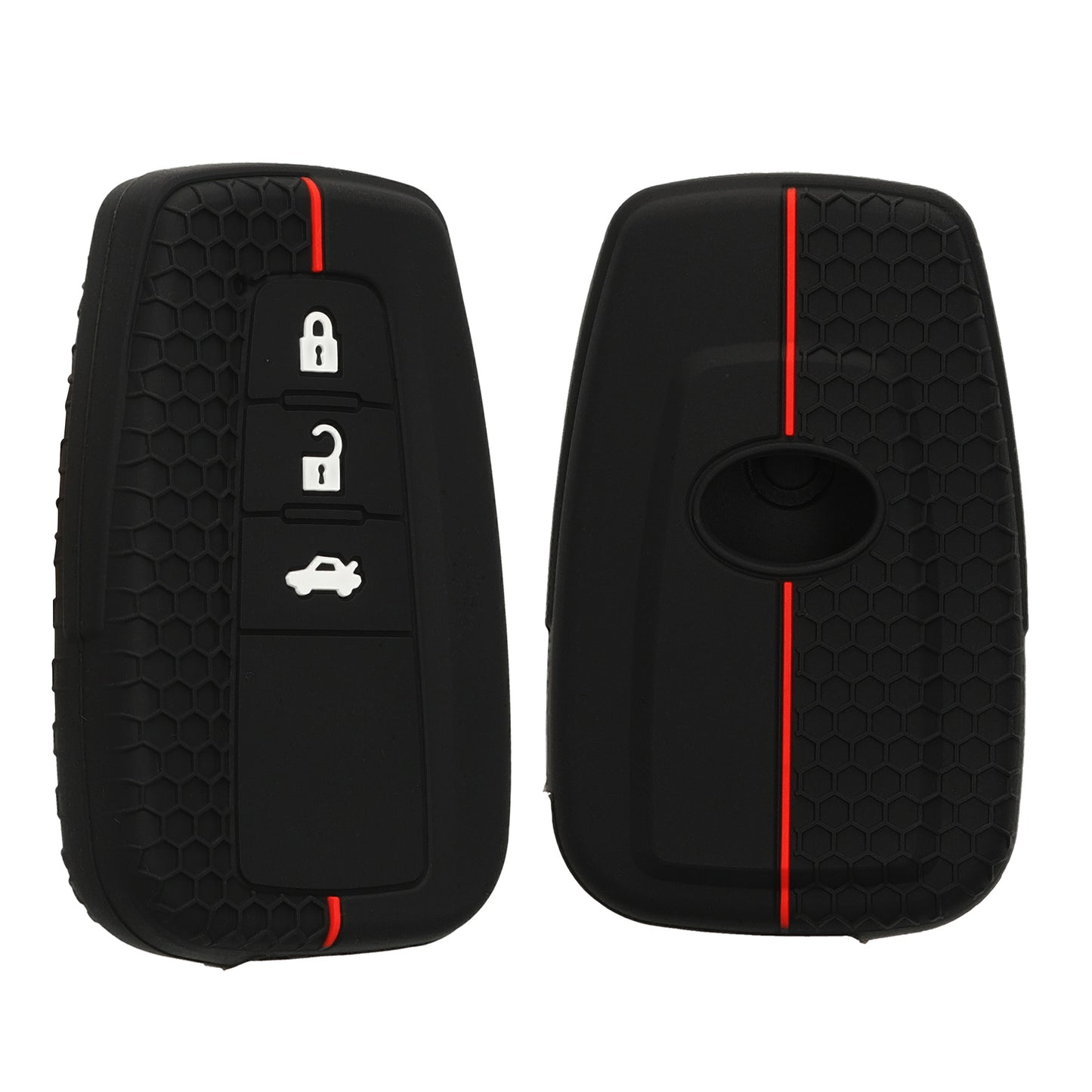 kwmobile Car Key Protection Case compatible with Toyota 3 Buttons RAV4 CHR Corolla 2021 Yaris Hilux Case