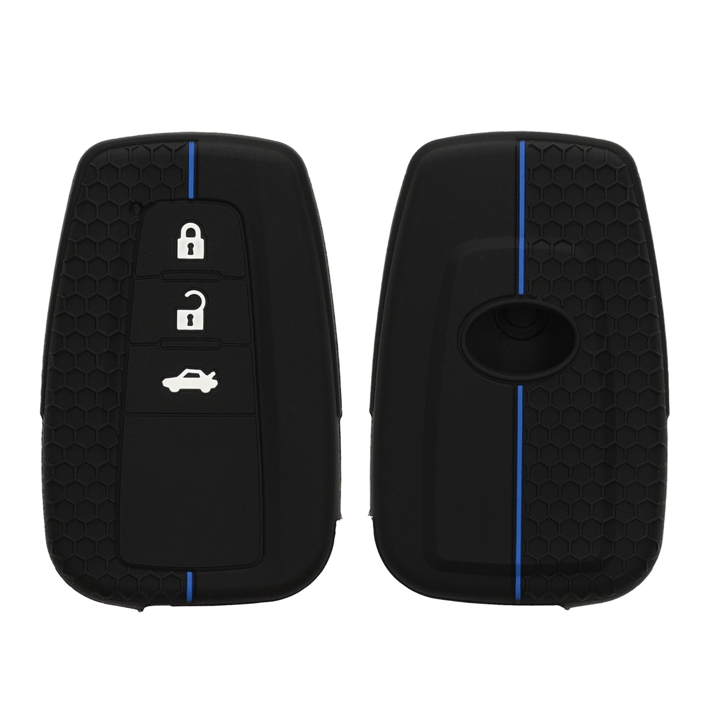 kwmobile Car Key Protection Case compatible with Toyota 3 Buttons RAV4 CHR Corolla 2021 Yaris Hilux Case