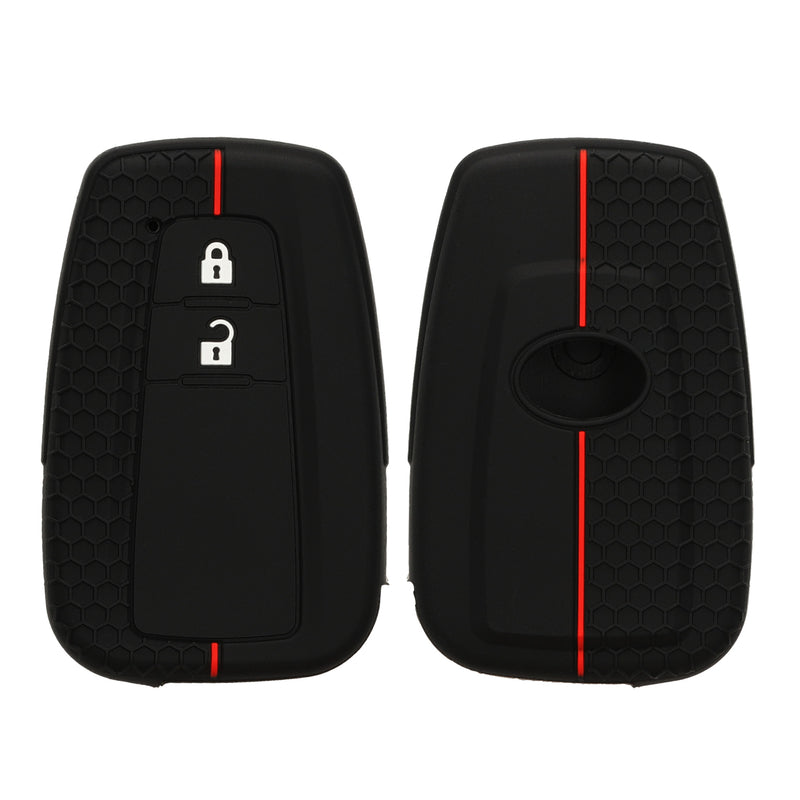 kwmobile Car Key Protection Case compatible with Toyota 2-Button Smart Key Car Key Cover
